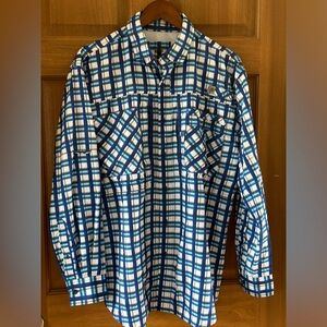 Mens Real Legends Fishing / Camping Shirt size M